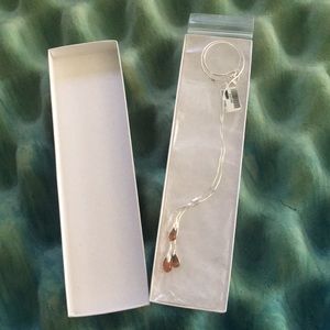 Tulip drop-cognac Baltic amber necklace